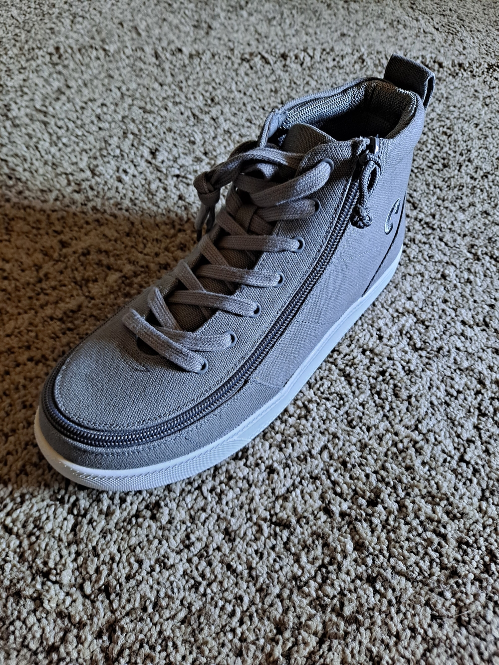 Billy Footwear Classic High-Top Canvas sneakers dark grey Size 9 - Picture 3 of 9
